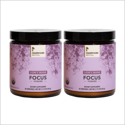 Mushroom Revival Focus Lion's Mane Powder Best Sales Price - Edibles