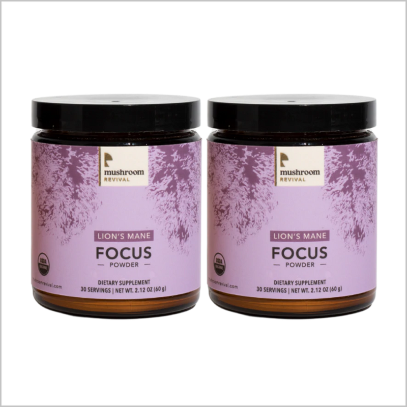 Mushroom Revival Focus Lion's Mane Powder Best Sales Price - Edibles
