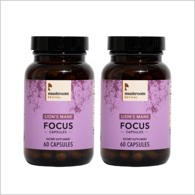 Mushroom Revival Focus Lion's Mane Capsules Best Sales Price - Edibles