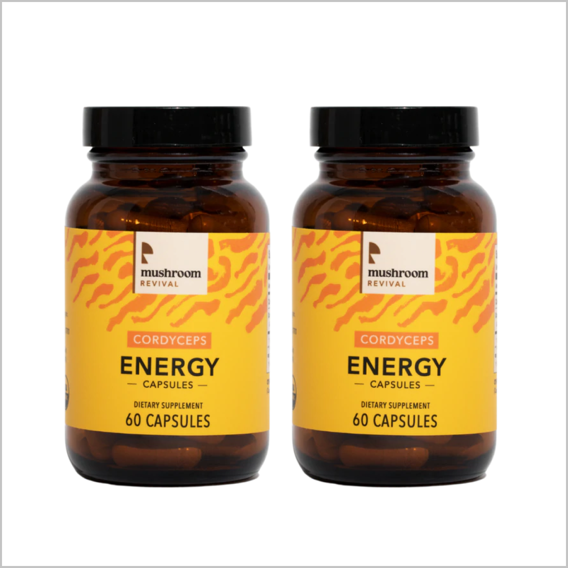 Mushroom Revival Energy Cordyceps Capsules Best Sales Price - Edibles