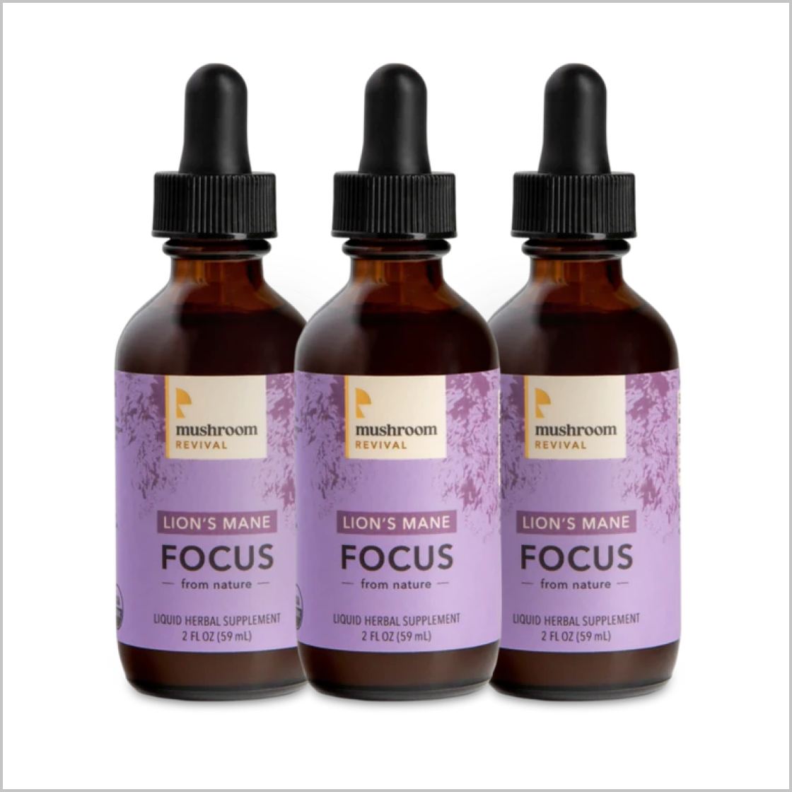 Mushroom Revival Focus Lion's Mane Tincture Best Sales Price - Tincture Oil