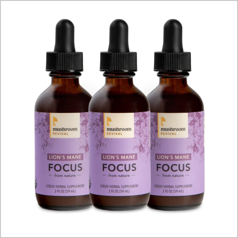 Mushroom Revival Focus Lion's Mane Tincture Best Sales Price - Tincture Oil