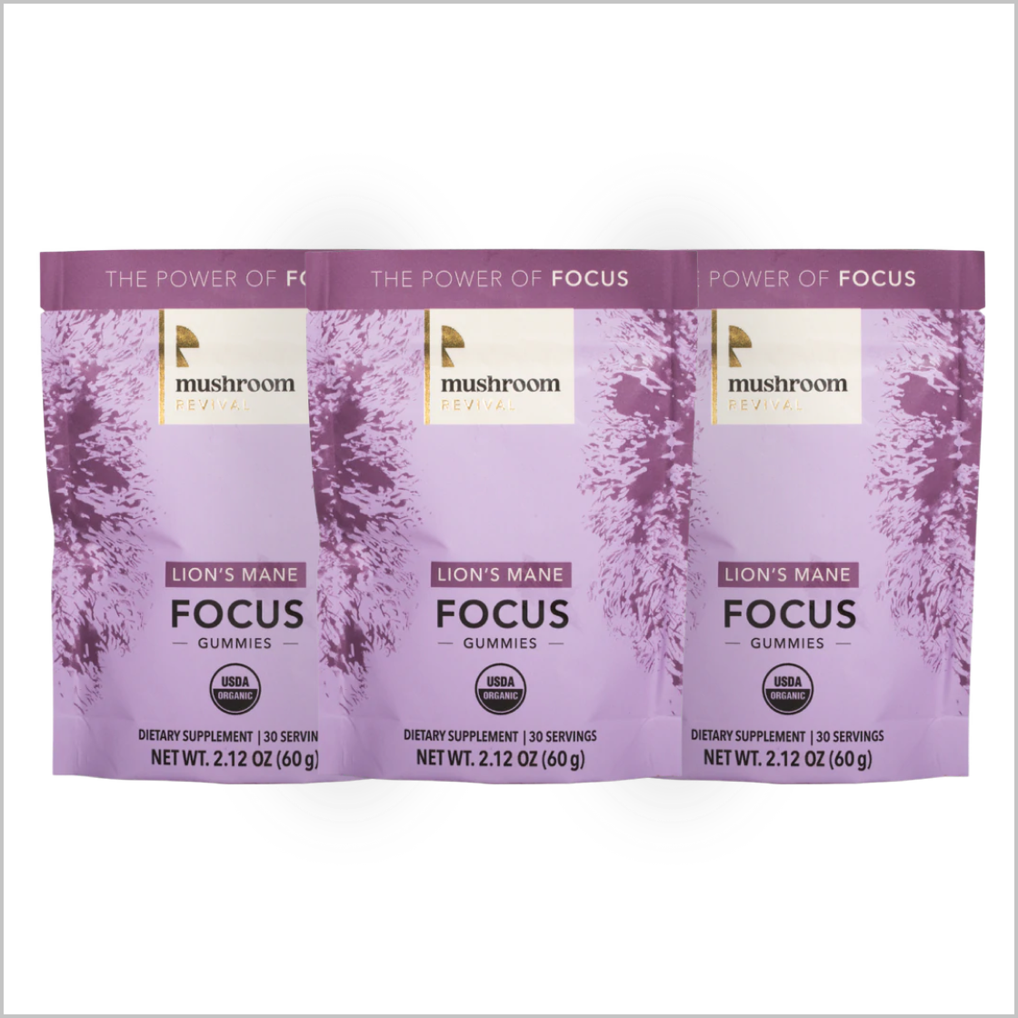 Mushroom Revival Focus Lion's Mane Gummies Best Sales Price - Gummies