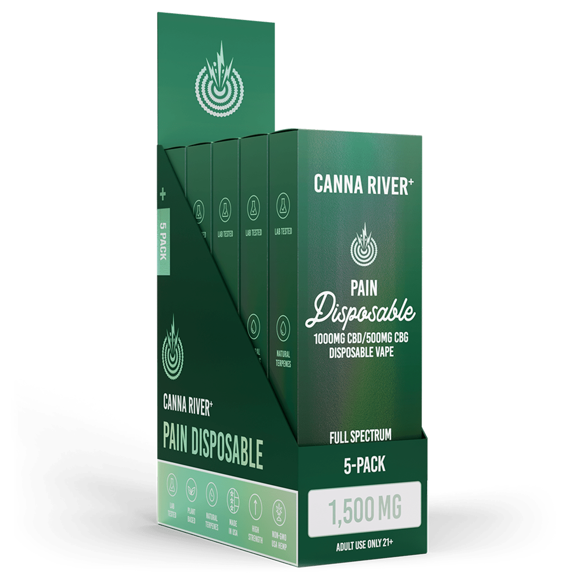 Canna River CBD Pain Disposable