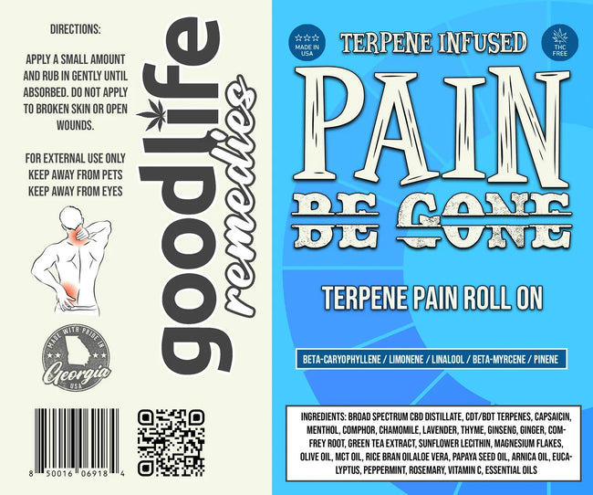 GOOD LIFE : Pain Be Gone Terpene Roll-On Best Sales Price - Topicals