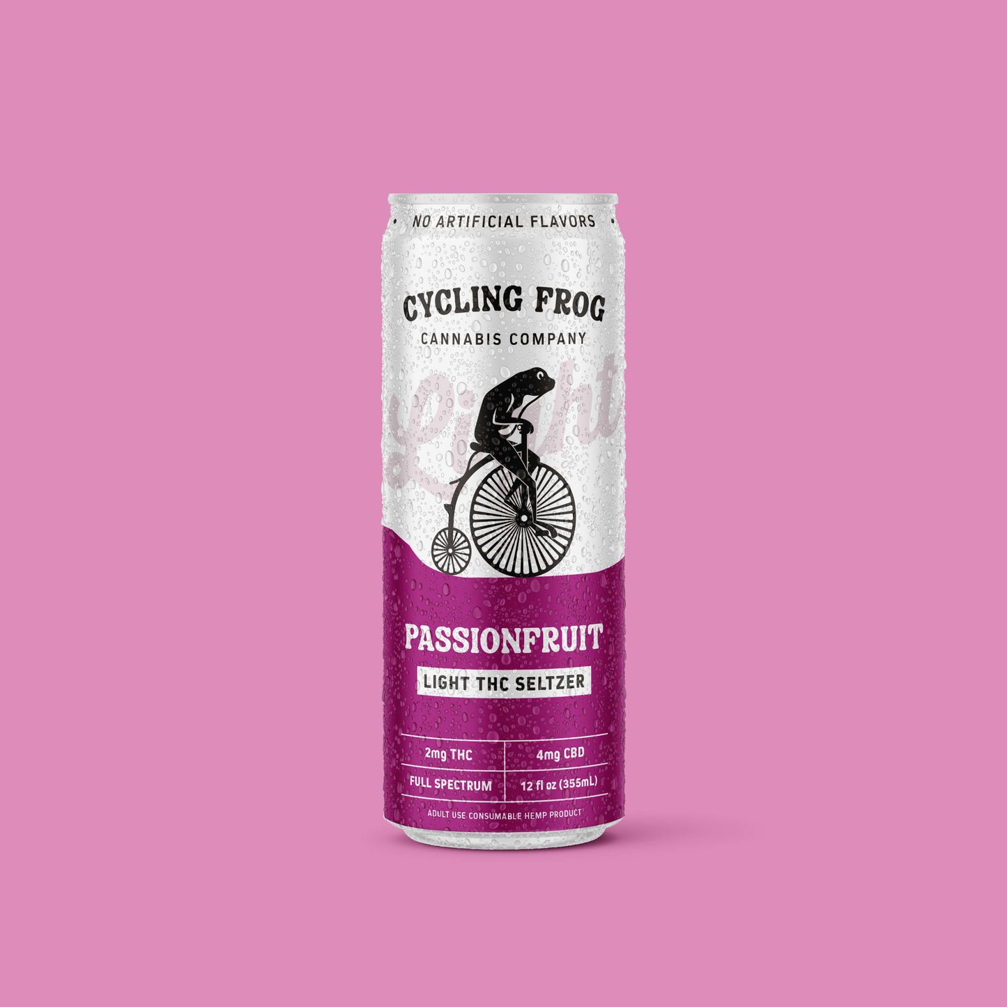 Cycling Frog Passionfruit THC Light Seltzer