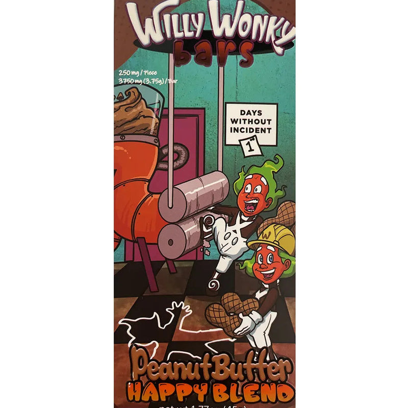 Peanut Butter Willy Wonky Happy Blend Bars Best Sales Price - Edibles
