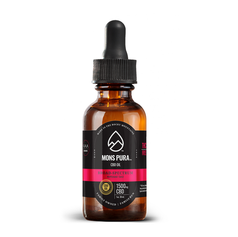 Mons Pura Broad Spectrum 1,500mg Tincture Best Sales Price - Tincture Oil