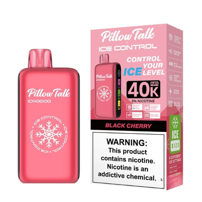 Pillow Talk IC40000 Ice Control Disposable Vape (5%,20ml)