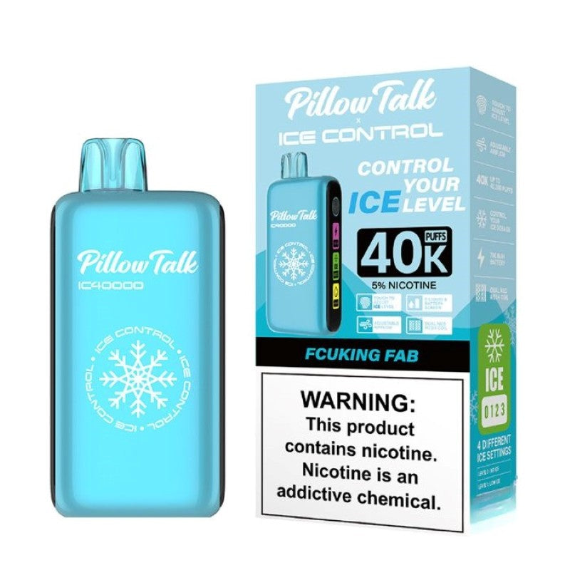 Pillow Talk IC40000 Ice Control Disposable Vape (5%,20ml)