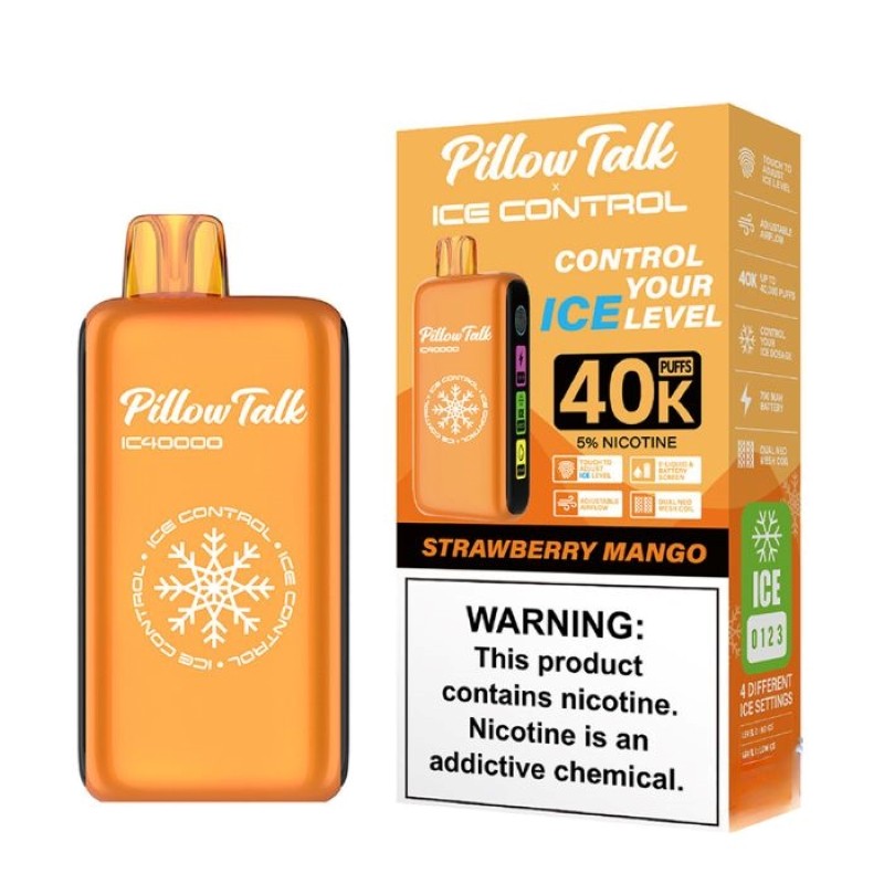 Pillow Talk IC40000 Ice Control Disposable Vape (5%,20ml)