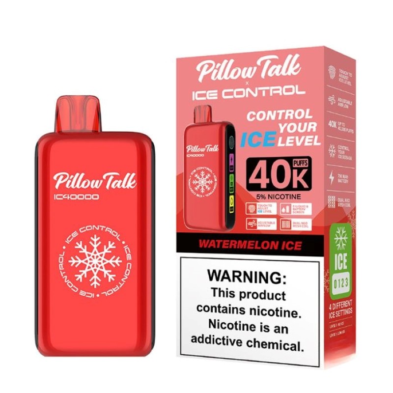 Pillow Talk IC40000 Ice Control Disposable Vape (5%,20ml)