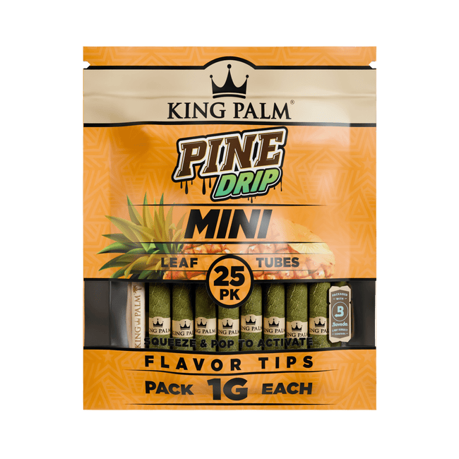 King Palm 25 Mini Rolls – Pine Drip