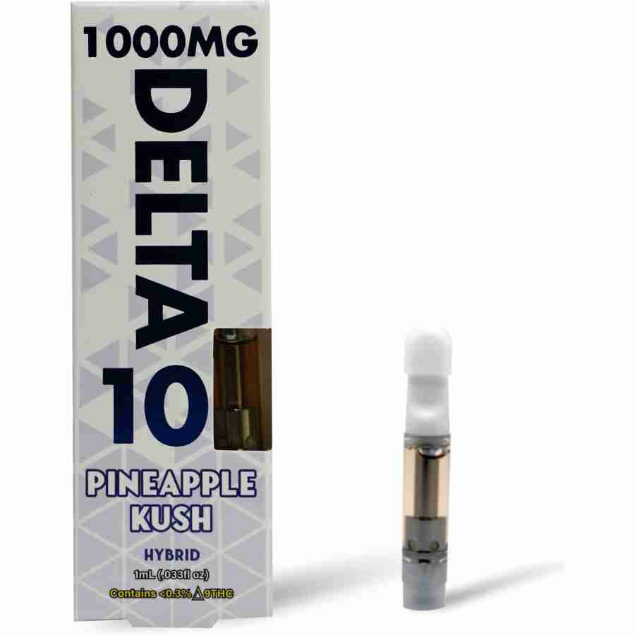 CannaXtra Pineapple Kush Delta 10 Cartridge (1g) Best Sales Price - Vape Cartridges