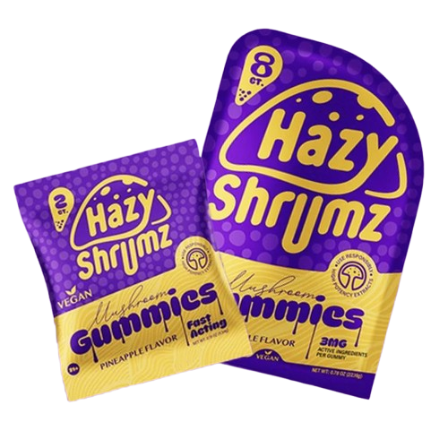 Hazy Shrumz Vegan Mushroom Gummies 8CT