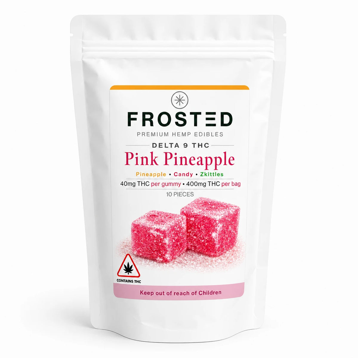 Frosted Delta 9 Gummies – 400MG (Limited Stock)