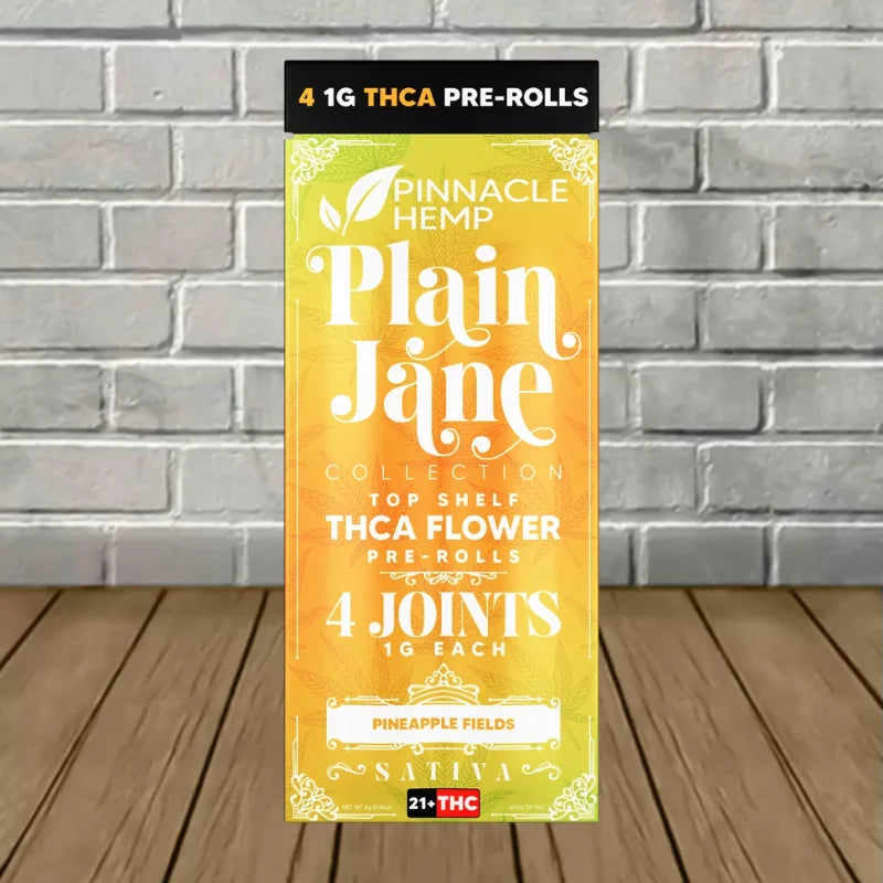 Pinnacle Hemp Plain Jane THCa Pre-Rolls 4ct