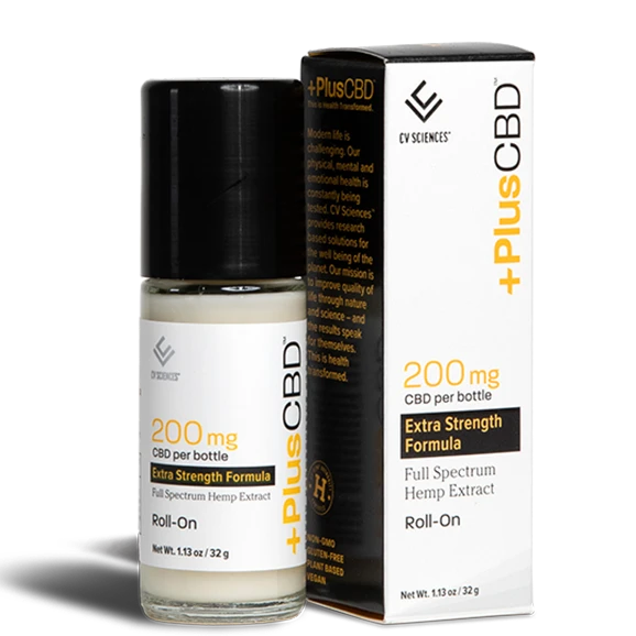 PlusCBD CBD Full Spectrum Hemp Extract Roll-On for Pain Wellness Best Sales Price - Topicals