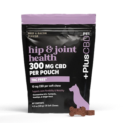 PlusCBD Pet Hip and Joint CBD Chews Best Sales Price - Pet CBD