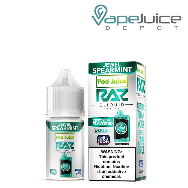 Jewel Spearmint Pod Juice x Raz TFN Salt 30ml