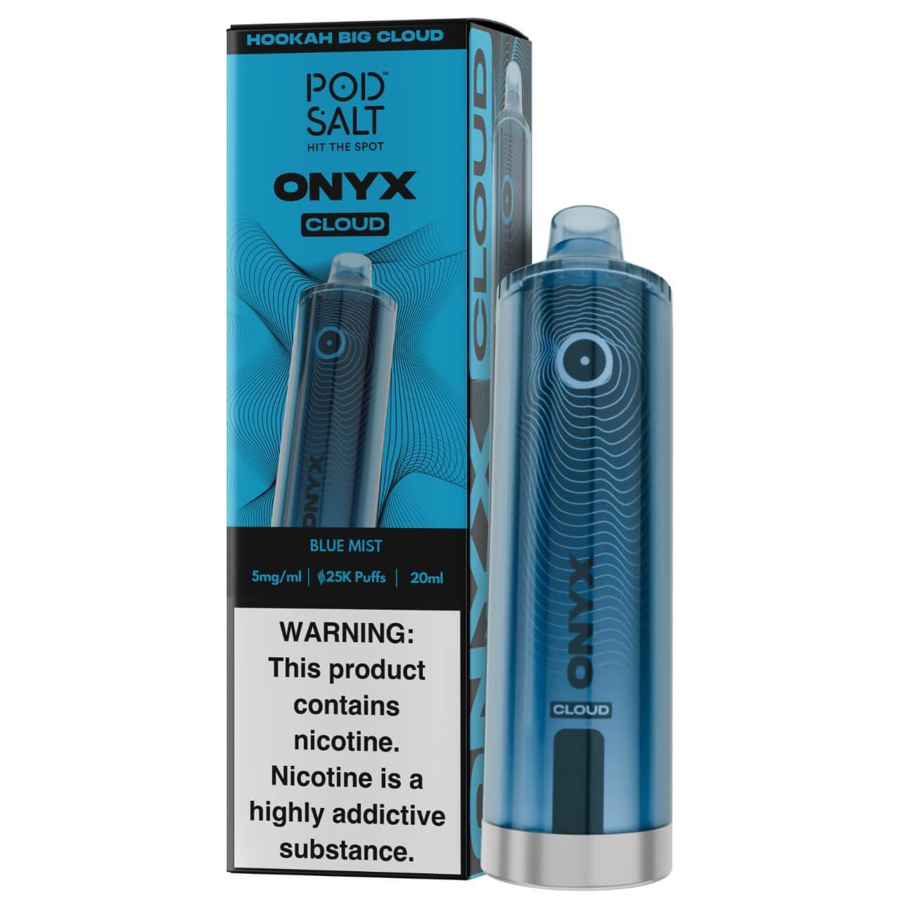 Pod Salt Onyx Cloud Shisha Disposable (25000 Puffs)