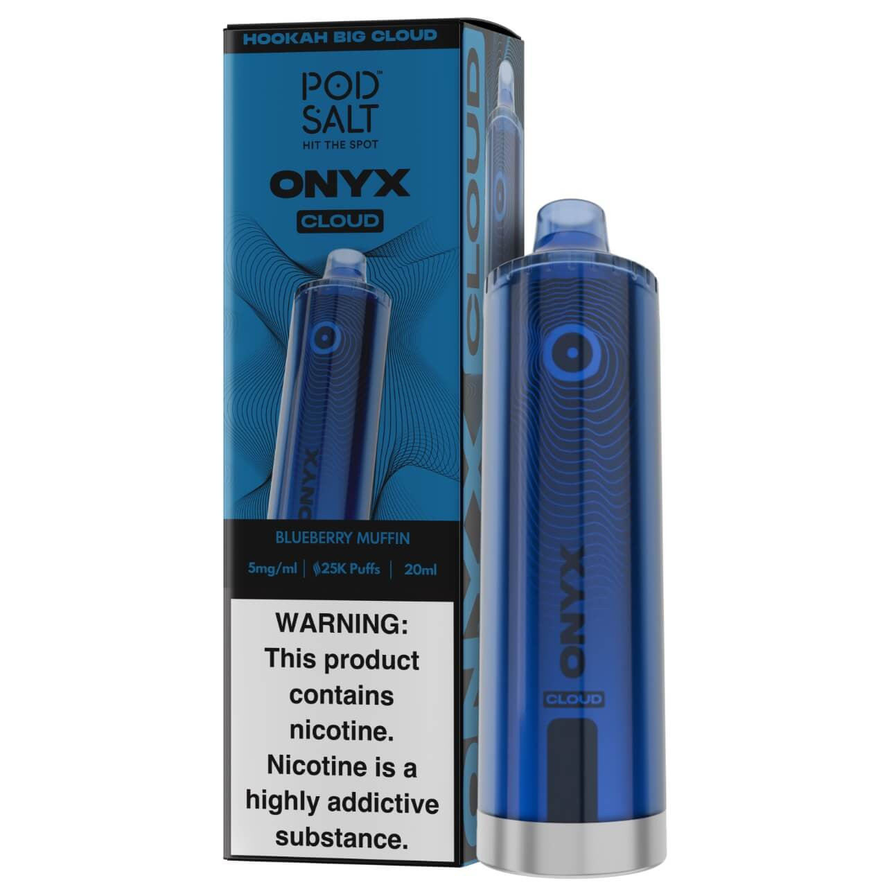 Pod Salt Onyx Cloud Shisha Disposable (25000 Puffs)