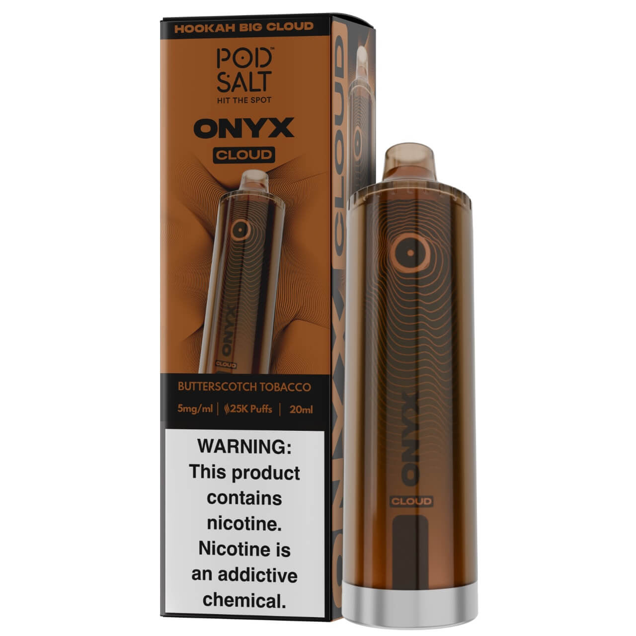 Pod Salt Onyx Cloud Shisha Disposable (25000 Puffs)