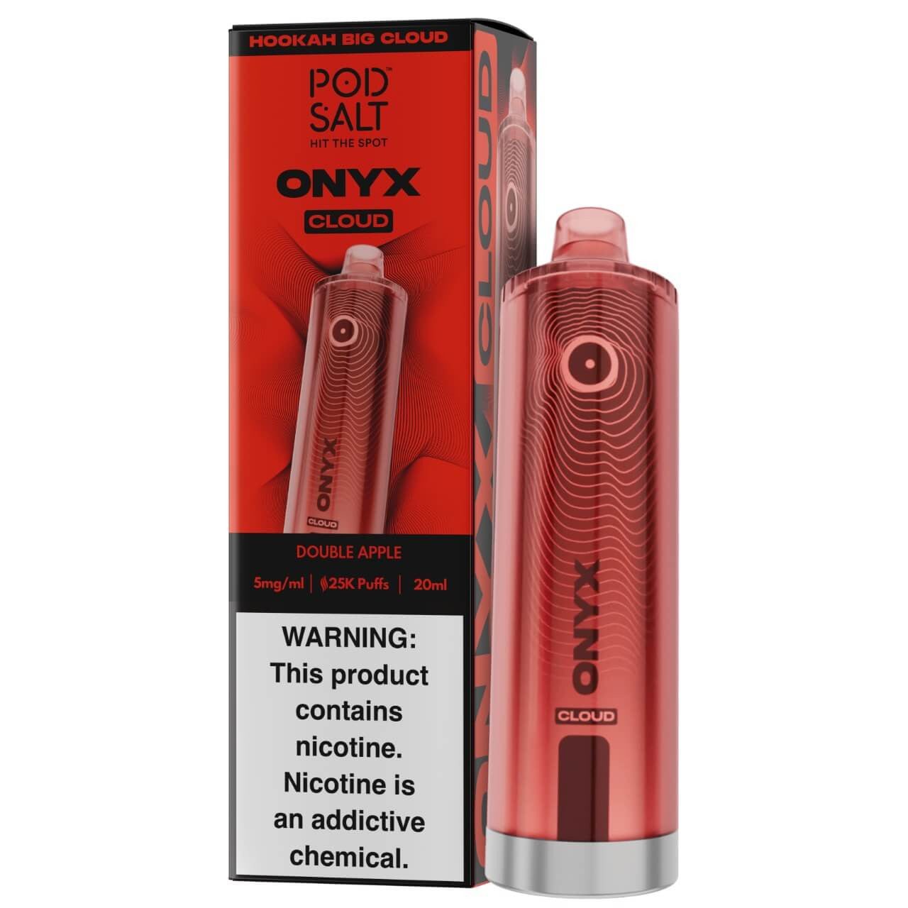 Pod Salt Onyx Cloud Shisha Disposable (25000 Puffs)