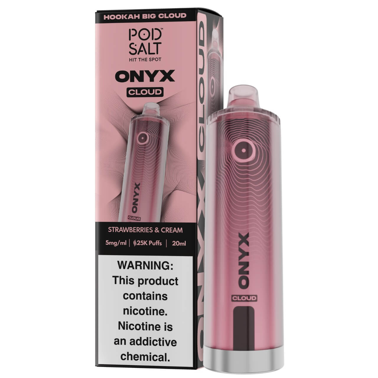 Pod Salt Onyx Cloud Shisha Disposable (25000 Puffs)