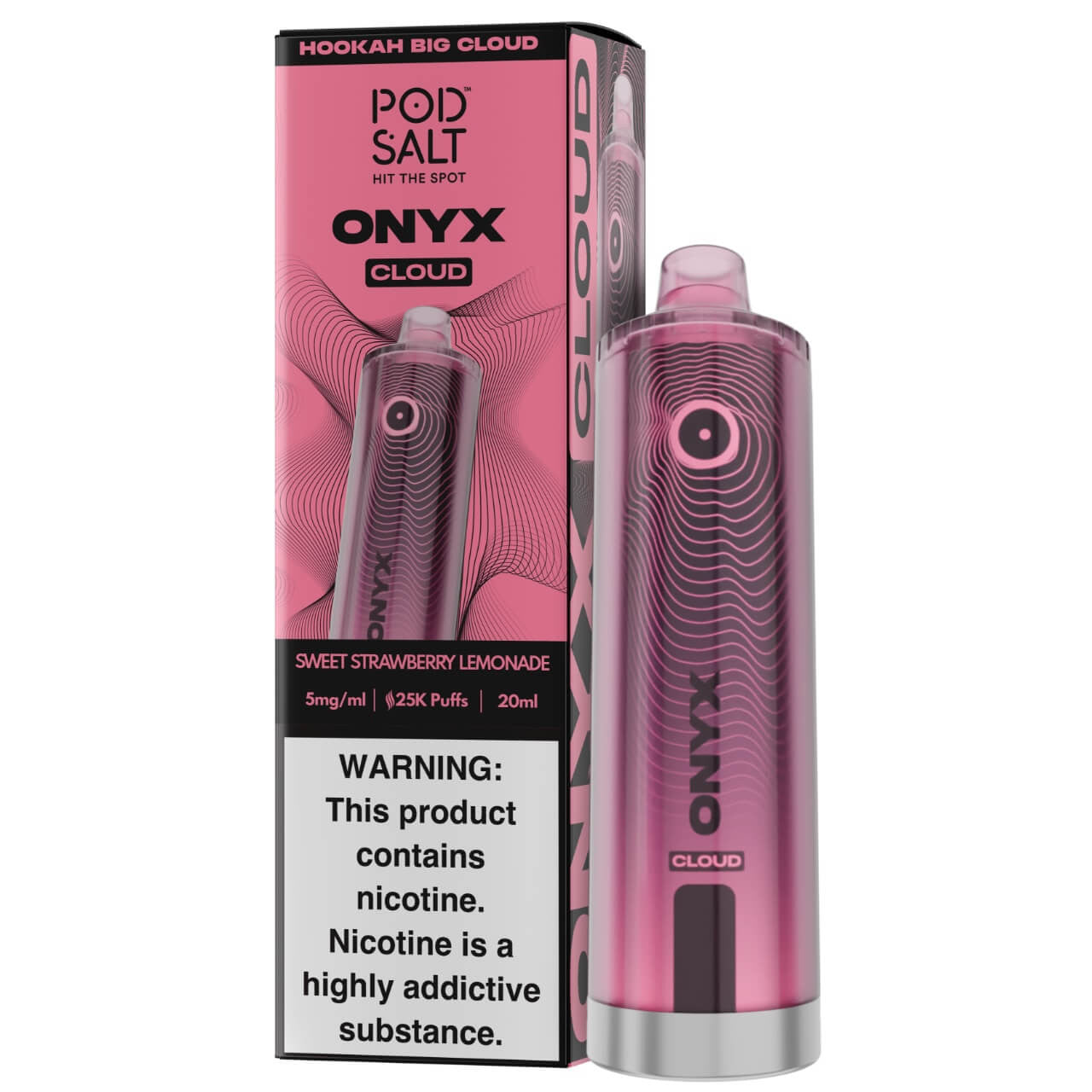 Pod Salt Onyx Cloud Shisha Disposable (25000 Puffs)