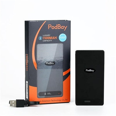 Podbay Power Bank 1500mAh Charger (JUUL Compatible) Best Sales Price - Vape Battery