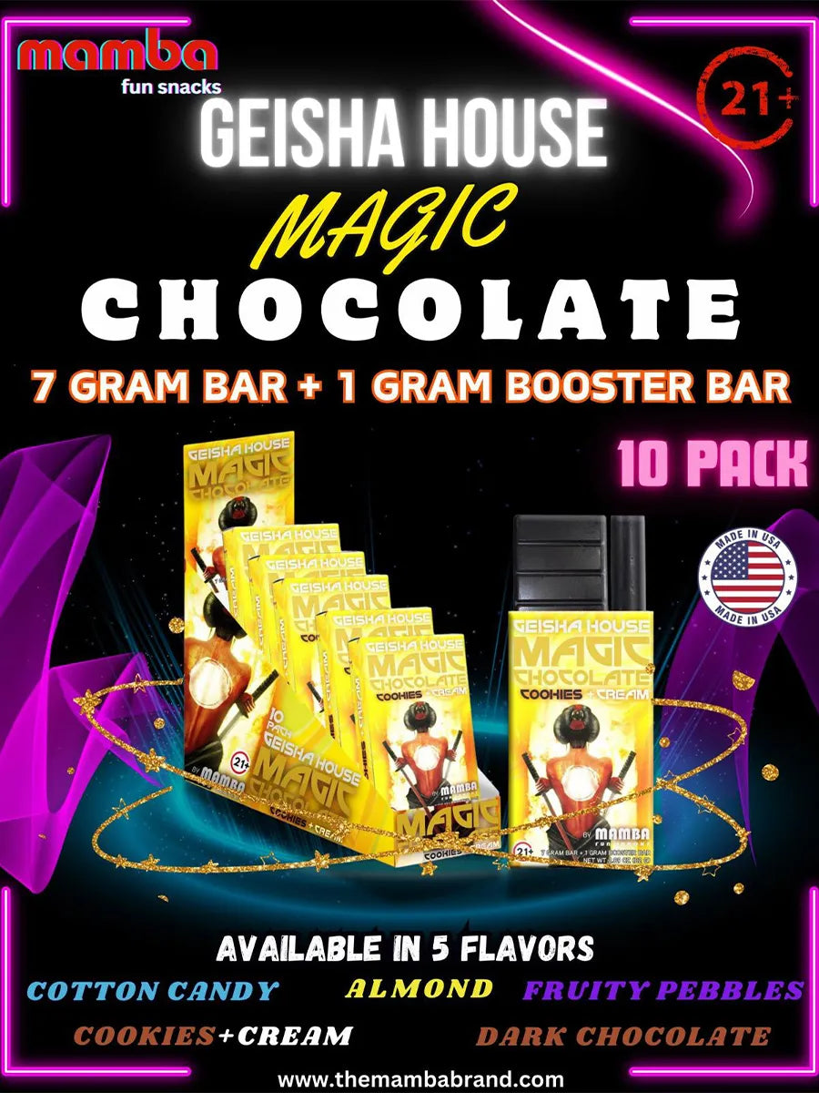 Almond Mamba Geisha House Magic Chocolate Bar 82G