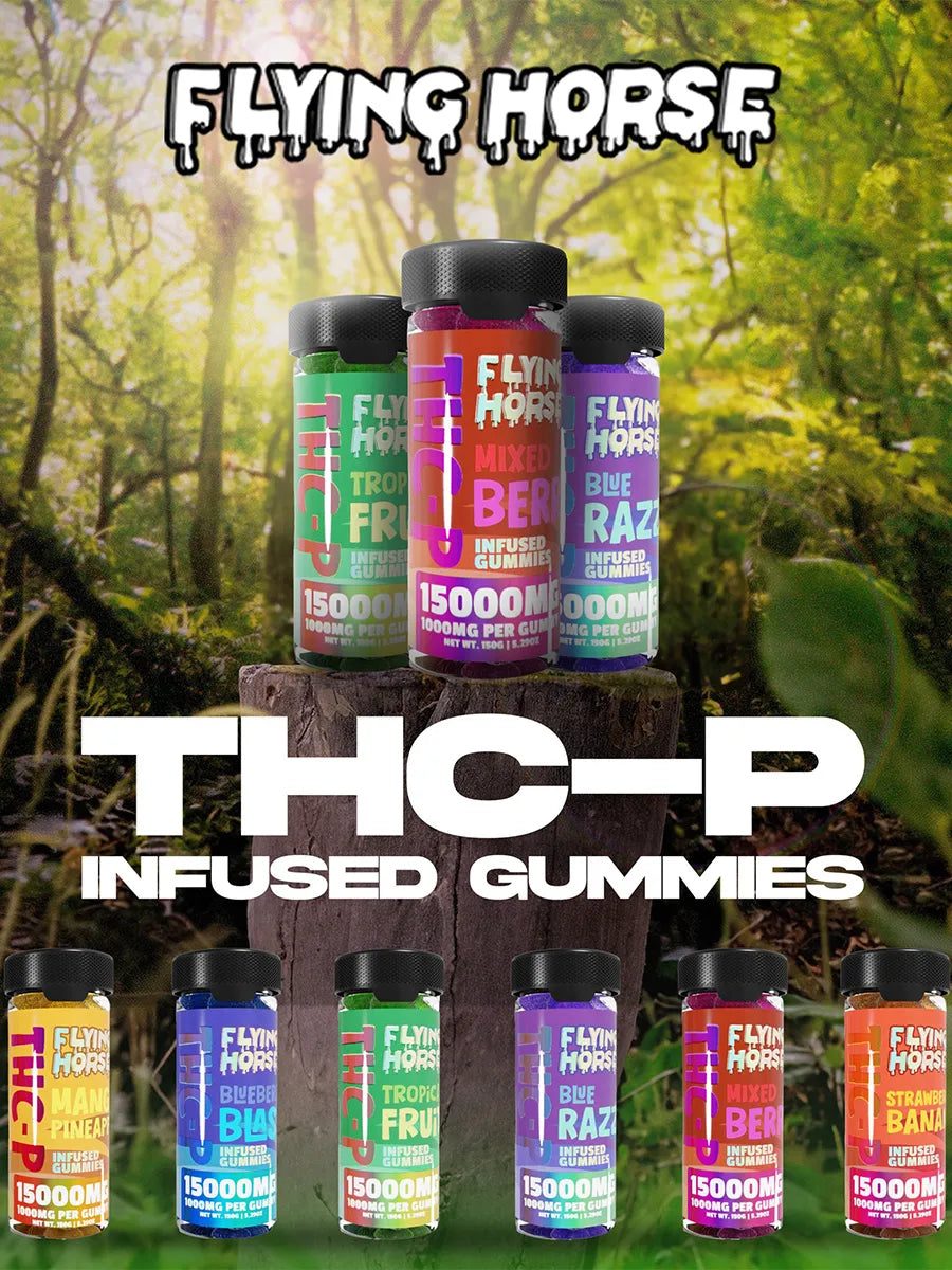 Tropical Fruit Flying Horse THCP Infused Gummies 15000MG 15ct