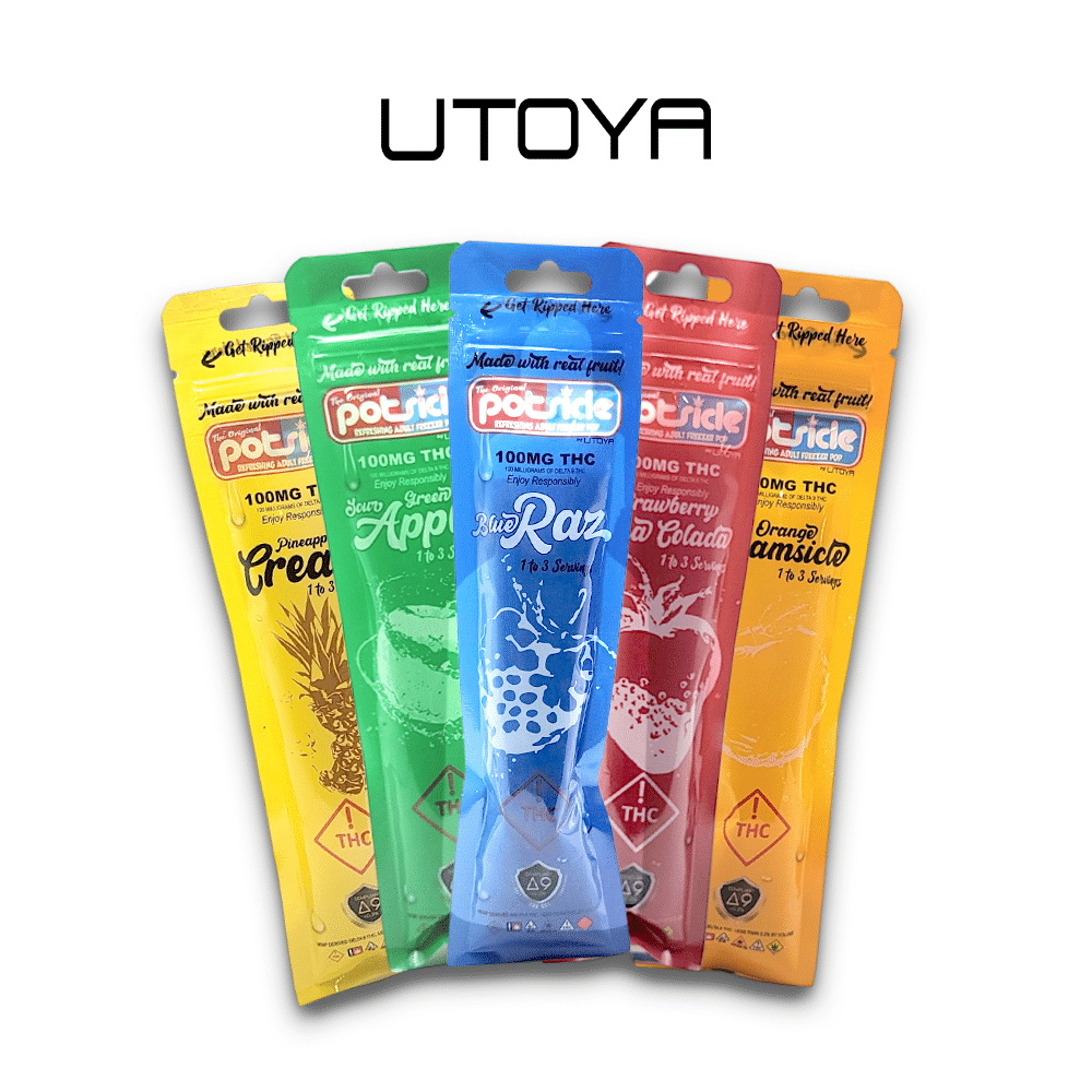 Utoya | PotSicles Delta 9 THC Freezer Pops - 500mg Best Sales Price - Edibles