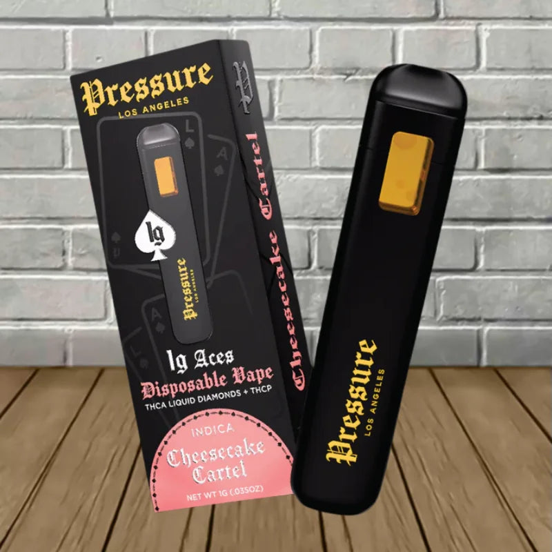 Pressure LA Aces THCa Liquid Diamonds + THCp Disposable 1g