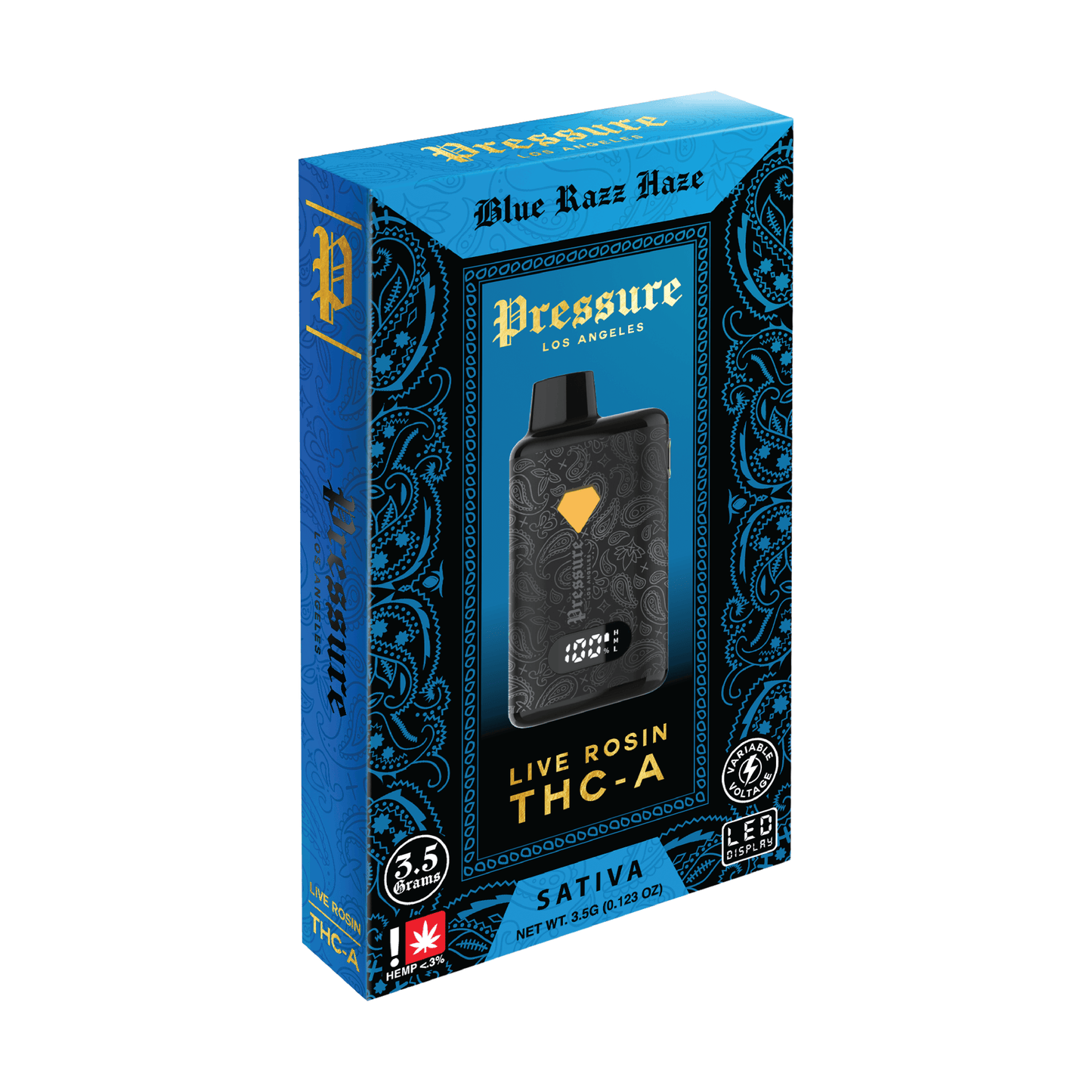 3.5 Gram THCA Disposable Vape (Limited Run) – Pressure