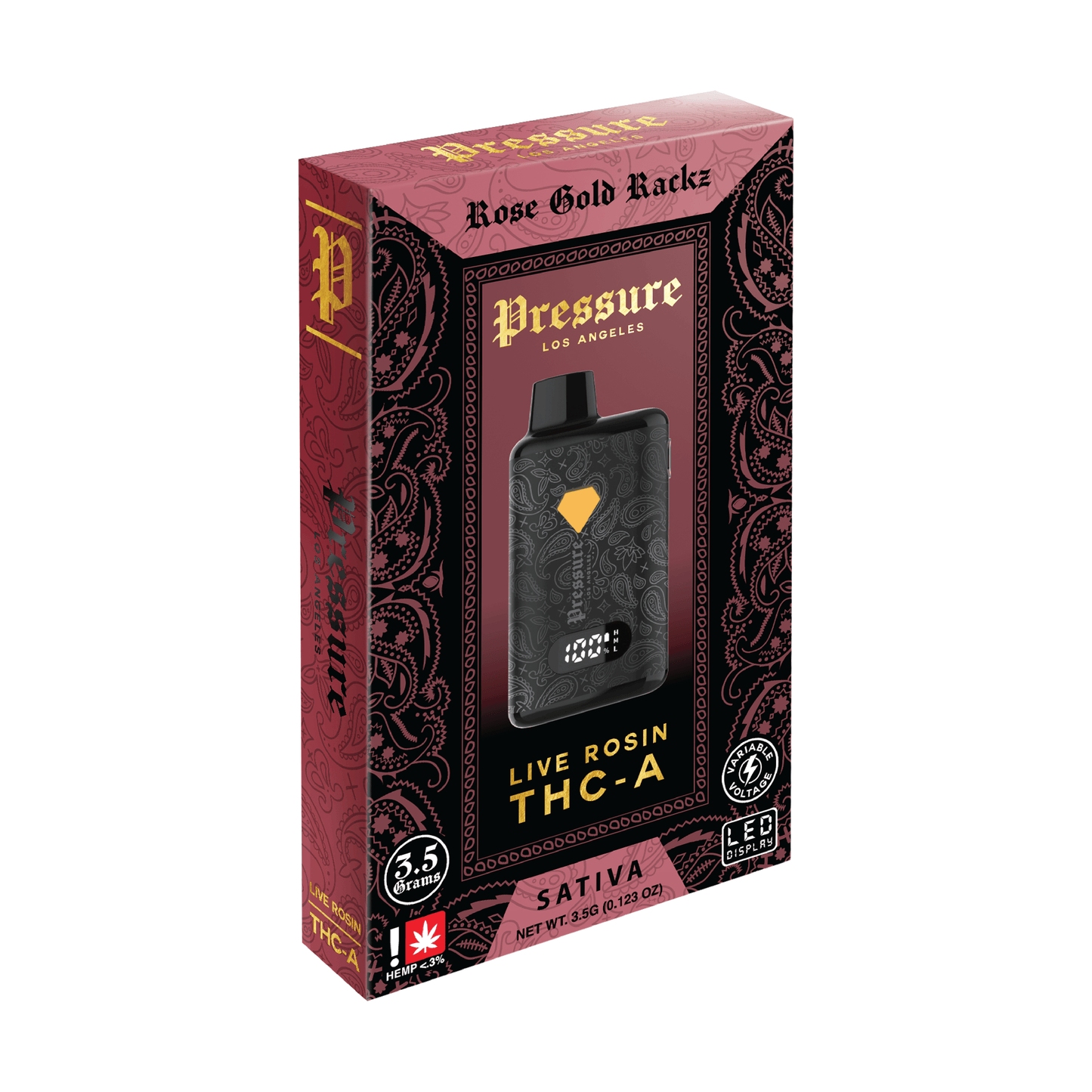 3.5 Gram THCA Disposable Vape (Limited Run) – Pressure