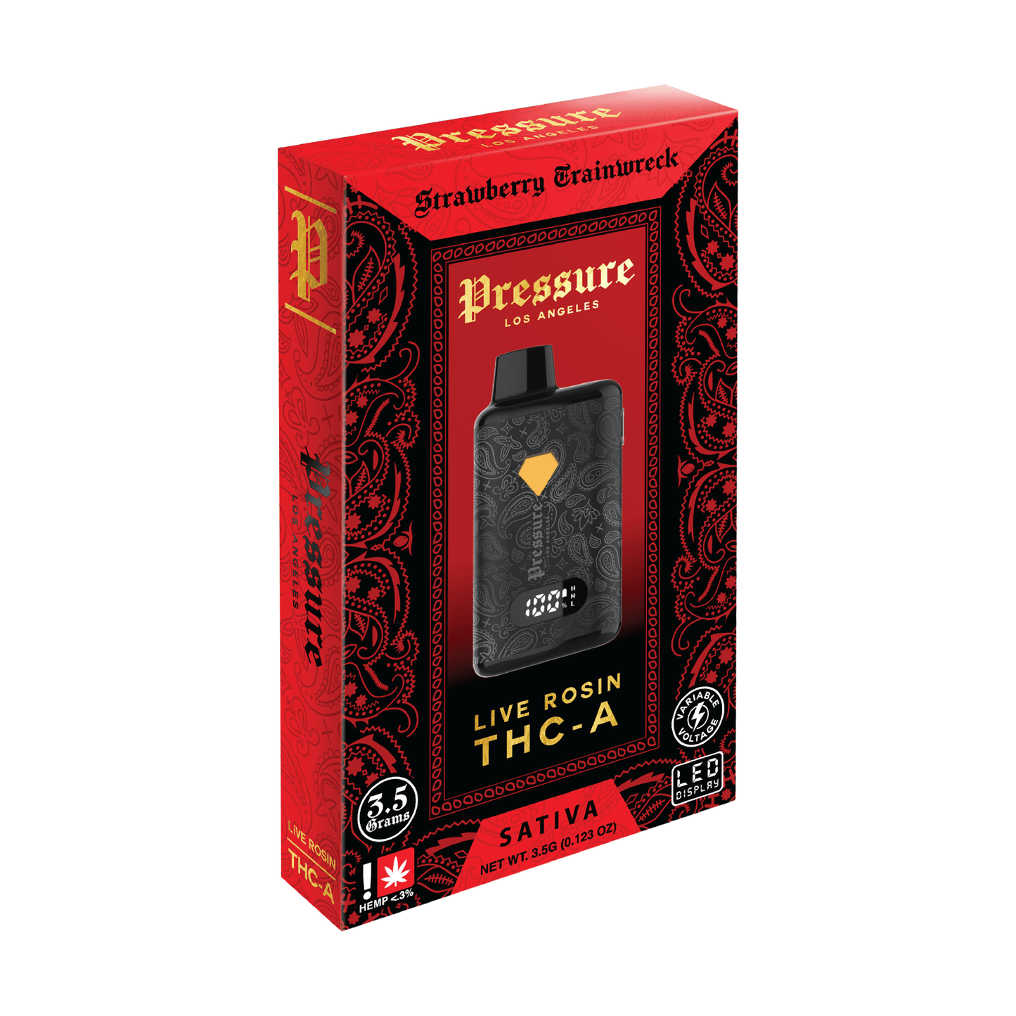 3.5 Gram THCA Disposable Vape (Limited Run) – Pressure