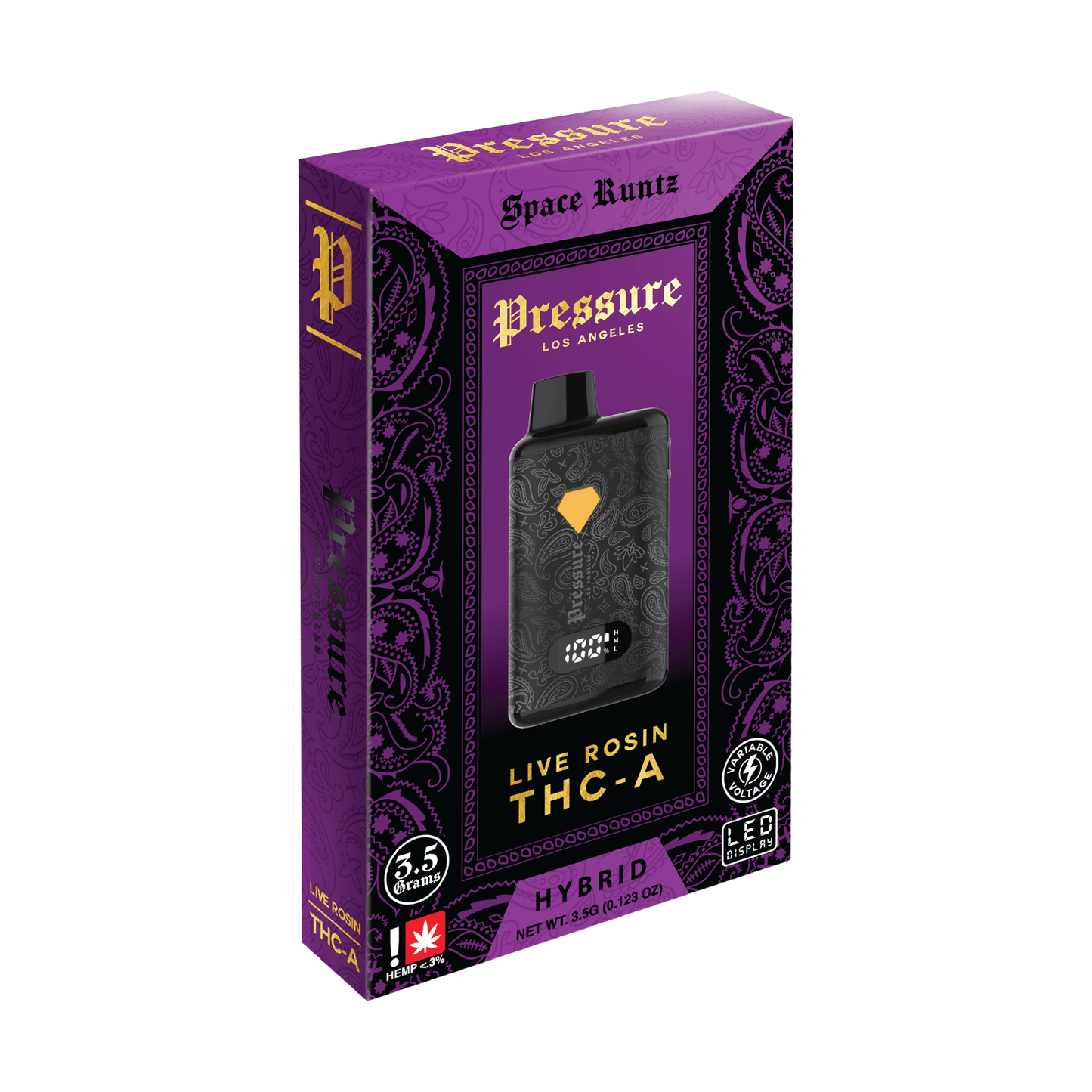 3.5 Gram THCA Disposable Vape (Limited Run) – Pressure