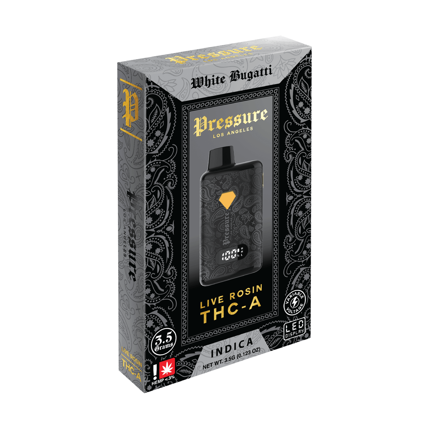 3.5 Gram THCA Disposable Vape (Limited Run) – Pressure