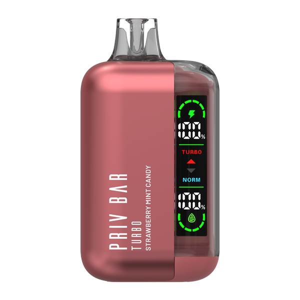 Strawberry Mint Candy Priv Bar Turbo Best Sales Price - Disposables