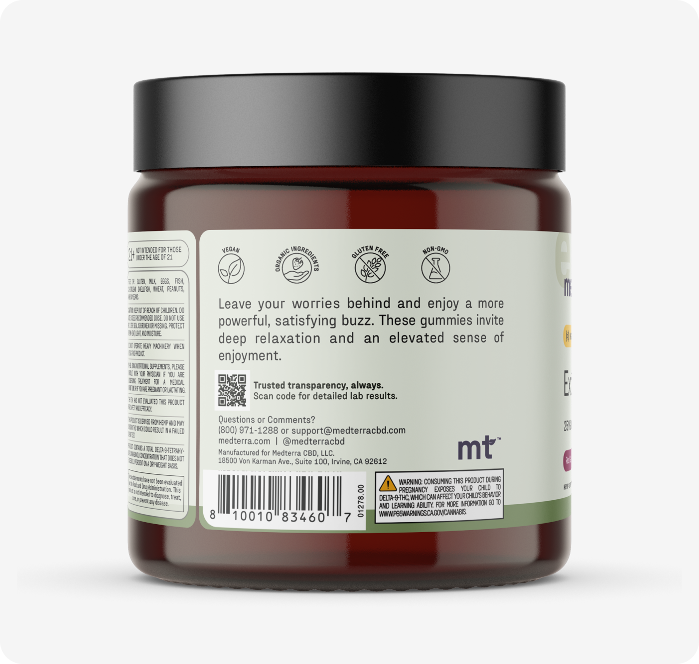 Medterra Extra Delight 10mg THC Gummies