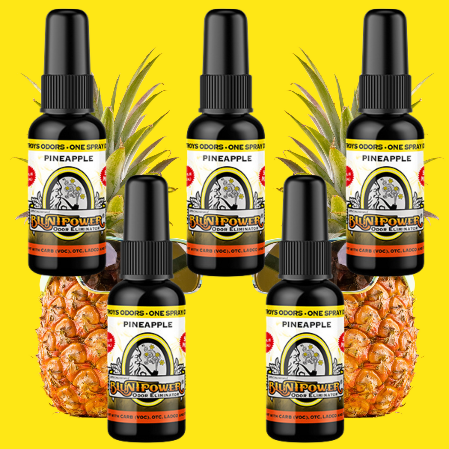 Pineapple Long Lasting Air Freshener Spray Best Sales Price - Smoke Odor Eliminators