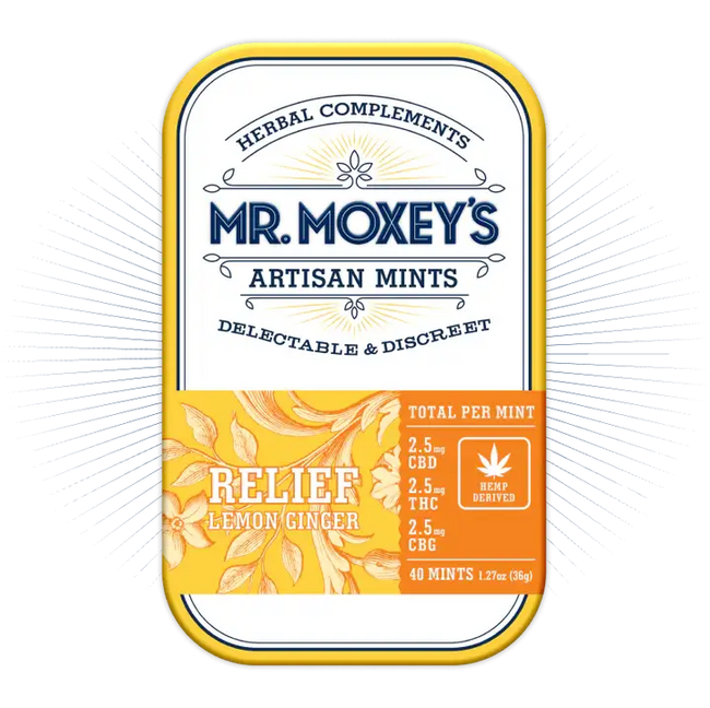 Mr. Moxey's Relief Lemon Ginger Mints