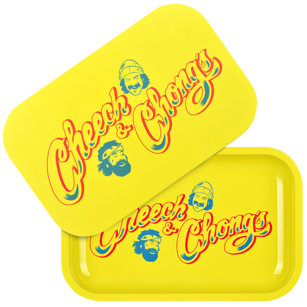Cheech & Chong’s Rolling Tray – Yellow Logo