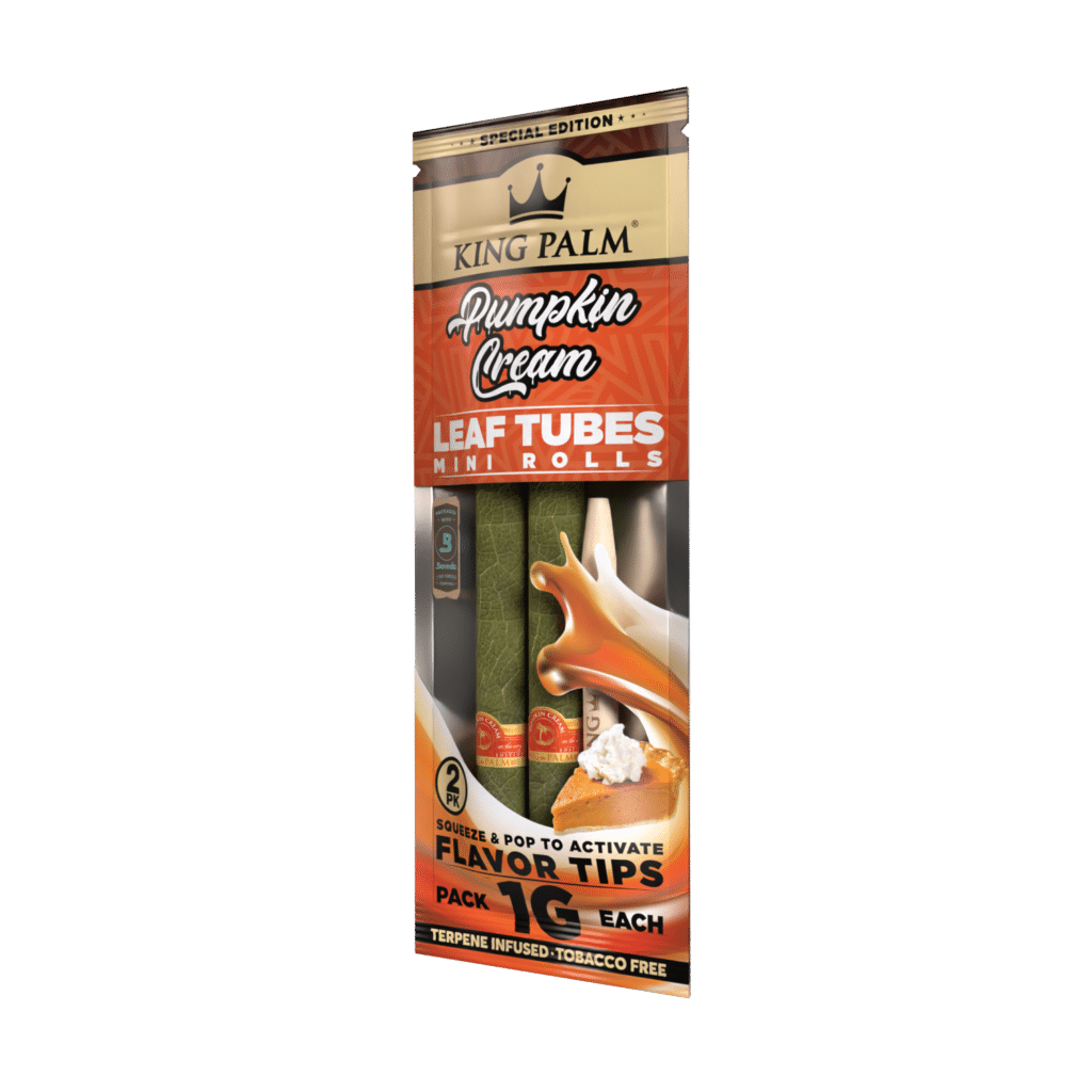 King Palm 2 Mini Rolls – Pumpkin Cream