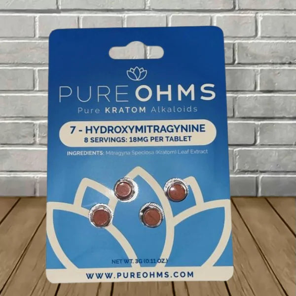 Pure Ohms 7-Hydroxymitragynine Tablets 4ct