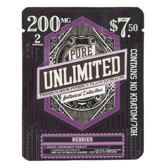 Pure Unlimited 200mg Botanical Collection 1pk Tablets