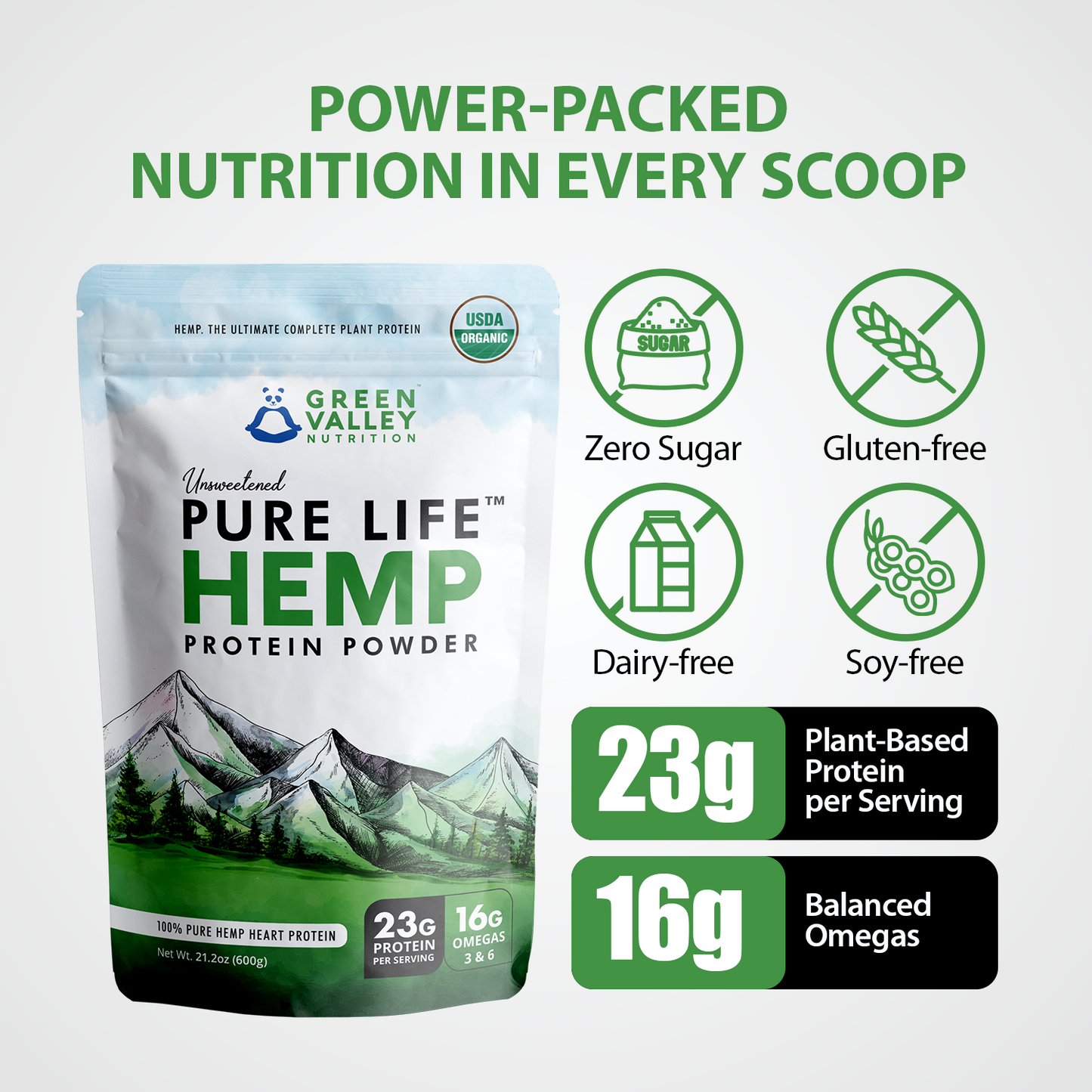 Pure Life™ Hemp Protein Powder Best Sales Price - Edibles