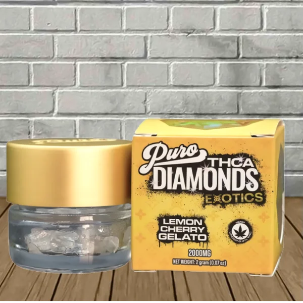 Puro Cannagar Exotics THCa Diamonds Dabs 2g Best Sales Price - CBD